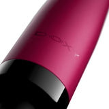 Close-up of the Doxy Original Wand Massager Pink revealing its sleek design and logo.