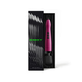 Doxy Original Wand Massager Pink in packaging, a powerful and reliable plug-in massager for optimal satisfaction.