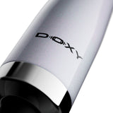 Doxy Die Cast Max Cordless Wand Massager White close-up, showcasing sleek design and brand logo.