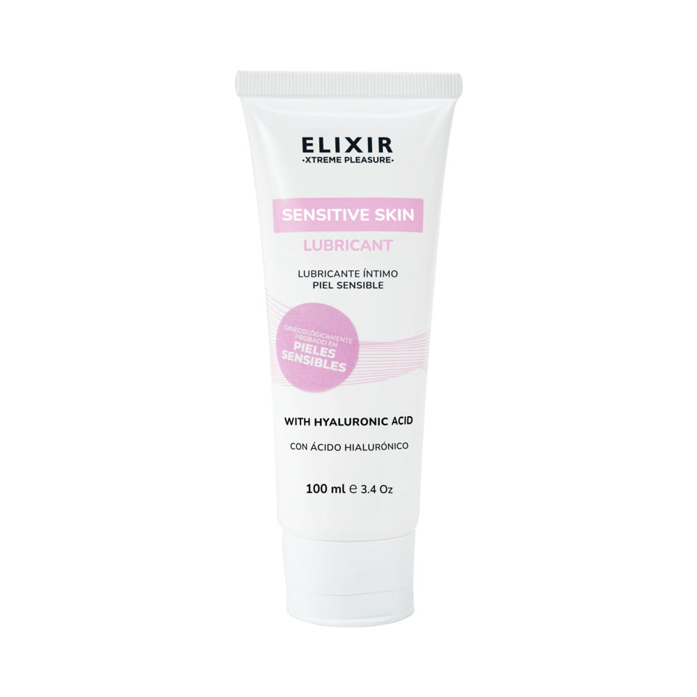 Elixir Lubricant Sensitive Skin 3.4 Oz tube with hydrating ingredients for delicate skin