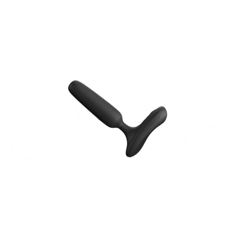 Lovense Glint Touch-Responsive Vibrating Butt Plug Black shown in sleek black design for enhanced pleasure.