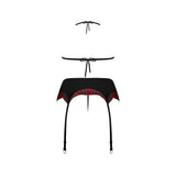 Magic Silk Sexy Time Oral Exam Schoolgirl Set Red Queen Size featuring red plaid and black accents.