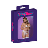 Magic Silk Sexy Time Ever After Bride Lingerie White L/XL packaging featuring a model in bridal lingerie.
