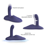 Love To Love Gofast Thrusting Vibrator Midnight Indigo featuring adjustable distance and powerful stimulation.