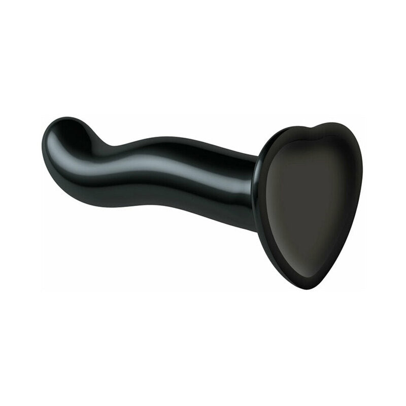 Strap-On-Me P&G Spot Dildo Extra Large Black designed for targeted internal stimulation with a sculpted silhouette.