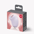 Fun Factory Mea Air Pulse Vibrator Purple packaging display with product features highlighted.