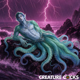 Creature Cocks Deep Squirmer Squirming Silicone Vibrator showcasing tentacle-inspired design and vibrant colors.