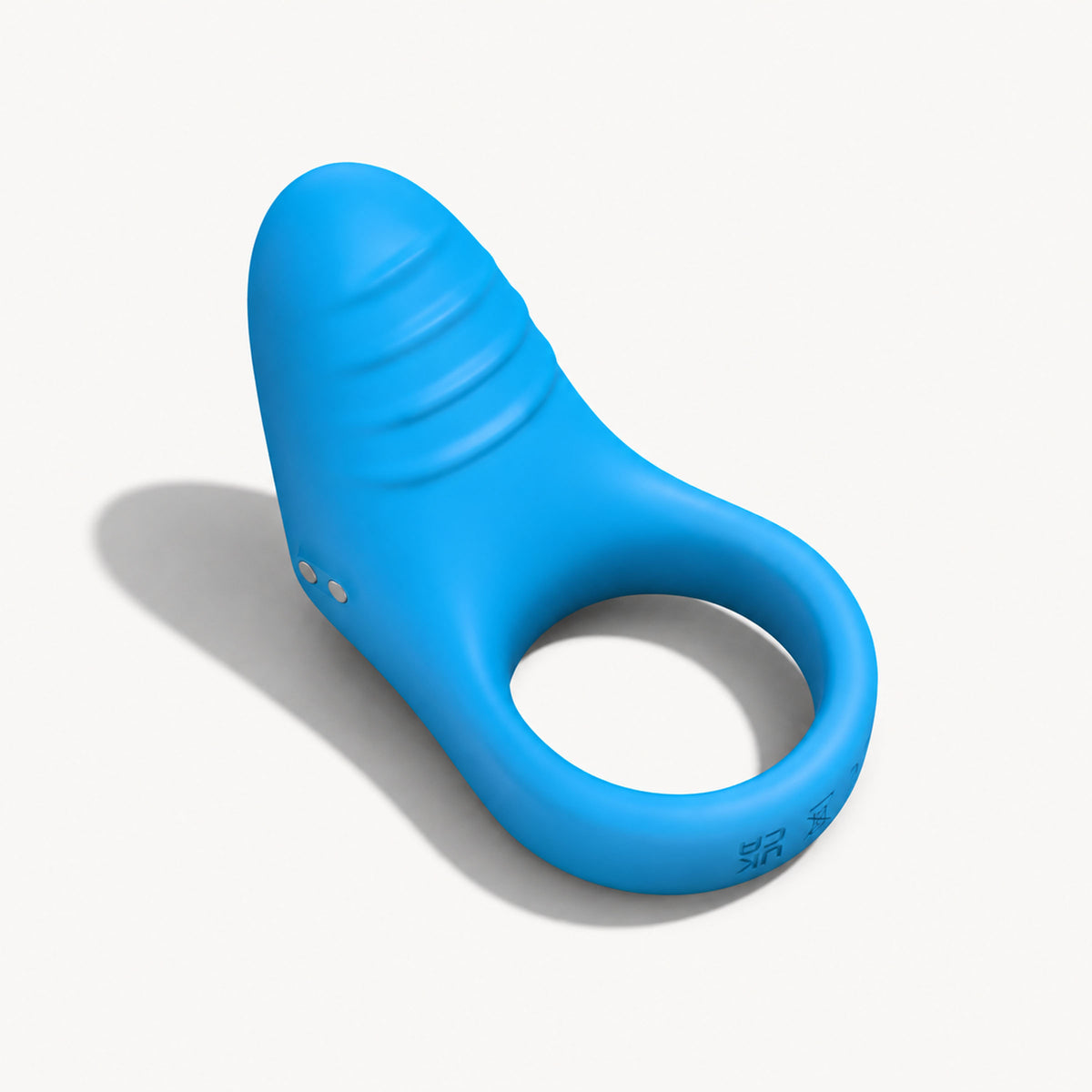 Bang Vibrating Silicone C-Ring Black featuring a soft, stretchy silicone band for added pleasure.