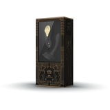 ZALO Aya Wearable Vibrator Obsidian Black in elegant packaging with ergonomic design and removable silicone attachment.