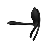 ZALO Bayek Vibrating Couples Ring in Obsidian Black with Ergonomic Design and Soft Silicone for Enhanced Sexual Pleasure