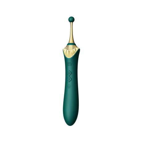 ZALO Bess 2 Premium Silicone Vibrator with multiple head attachments and a heating function for customizable pleasure.