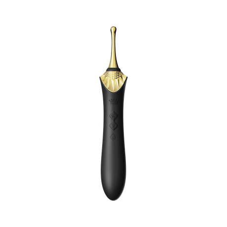 Bess 2 Obsidian Black Clitoral Massager with DirectPower technology and multiple attachments for customized pleasure.