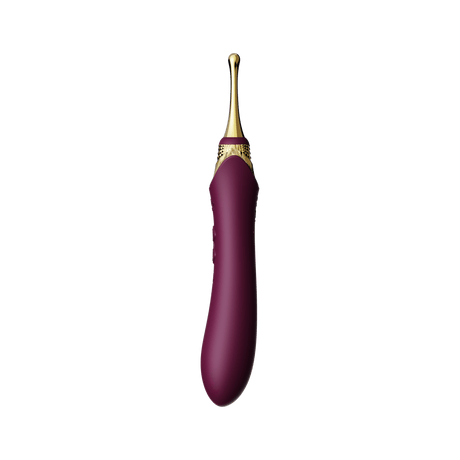 ZALO Bess 2 Velvet Purple Clitoral Massager with 8 Vibration Modes and DirectPower technology for targeted stimulation and pleasure.