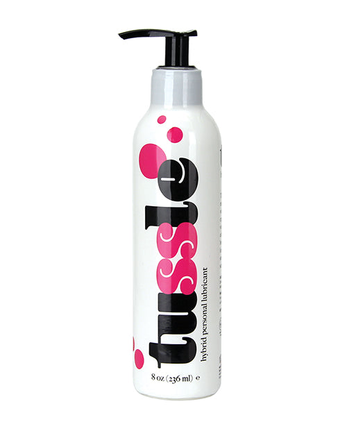 Tussle Hybrid Lubricant 8 Oz Bottle, a blend of silicone and water-based for smooth intimate comfort.