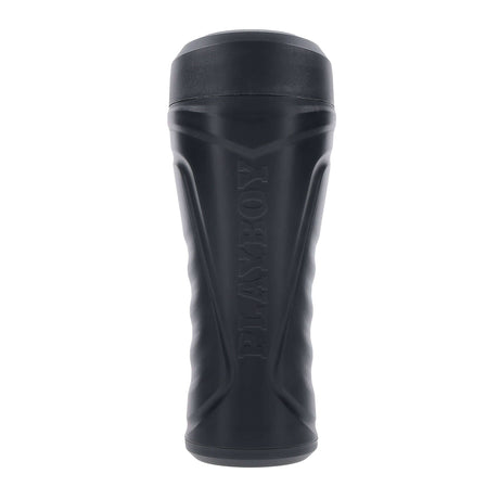 Playboy The Urge Stroker Medium features a sleek black design for premium pleasure and high-performance stimulation.