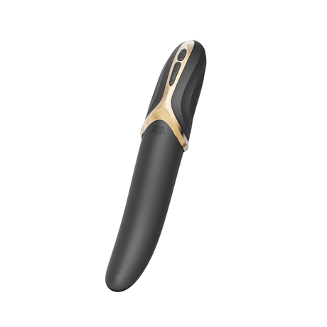 ZALO Aurora Series EVE Oral Simulator Vibrator Black with Dual Motors Heating Function