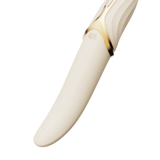 ZALO Aurora Series EVE Oral Simulator Vibrator White with Dual Motors & Heating Function in Food-Grade Liquid Silicone