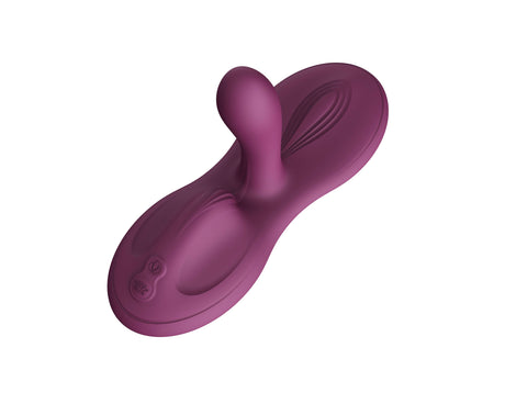 ZALO Flora Smart Vibrating Pad in Velvet Purple for female pleasure with thrusting motions and eight powerful motors