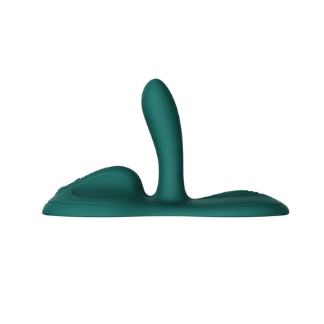 ZALO Flora Smart Vibrating Pad in Turquoise Green, designed for simultaneous stimulation, featuring eight powerful motors.