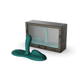 ZALO Flora Smart Vibrating Pad in turquoise green with luxury packaging, featuring multiple motors for simultaneous stimulation.