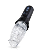 He-Vibe The Original Gluk Gluk Thrusting Masturbator with realistic mouth and textured sleeve.