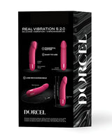 Dorcel Real Vibration S 2.0 Rechargeable Vibrator 6 inch Pink