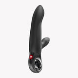 Fun Factory Bi Stronic Arc Vibrator Black showcasing ergonomic design for G-spot and clitoral stimulation.
