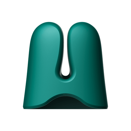 ZALO Nave Vibrating Nipple Clamps Turquoise Green EasyClamp technology