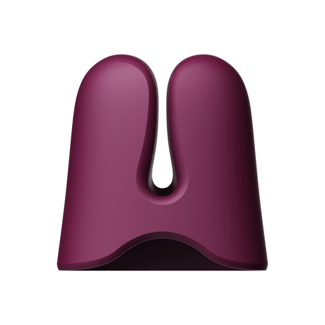 ZALO Nave Vibrating Nipple Clamps in Velvet Purple with EasyClamp technology for enhanced nipple play and powerful vibration