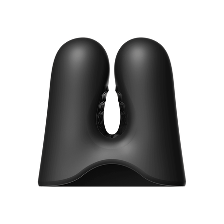 ZALO Nave Vibrating Nipple Clamps Obsidian Black with EasyClamp technology for powerful vibration and enhanced nipple play.