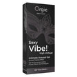 Orgie Sexy Vibe High Voltage Intimate Arousal Gel 15 ml packaging with ornate mask design.