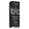 Orgie Orgasmic Drops Intense Arousal Gel Red Apple packaging for enhanced sensitivity and stimulation.