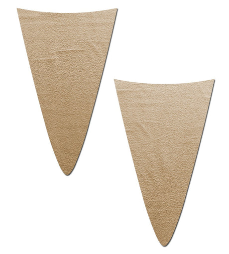 Pastease Strapless Bikini Merkins Nude in light nude color, featuring mini triangle shape, for a minimal bikini look.