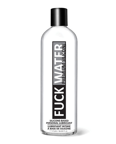 Fuck Water Premium Silicone Lubricant 16 Oz bottle showcasing silicone-based personal lubricant for smooth glide.