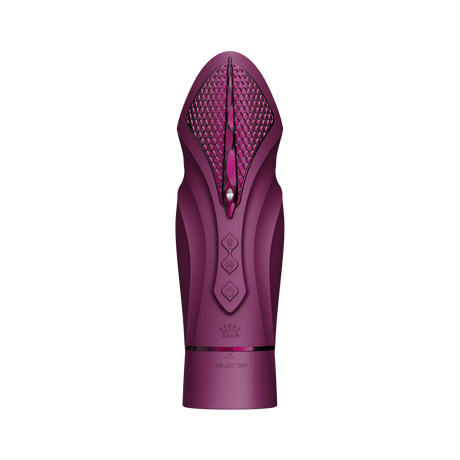 ZALO Sesh Compact Sex Machine in Velvet Purple with PowerThrust technology offering customizable pleasure and unique design.