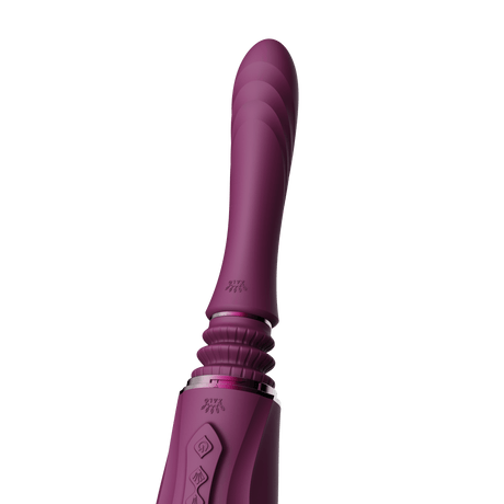 ZALO Sesh Compact Sex Machine in Velvet Purple showcasing PowerThrust technology and sleek design.