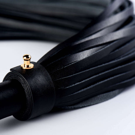 UPKO Luxury Black Leather Flogger by UPKO at $129.99