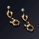 "Moist Eyes" Pearl Nipple Clamps