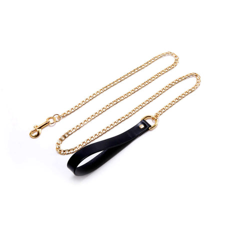 UPKO Luxury Chain Leash with Italian Leather Handle from UPKO at $39.99