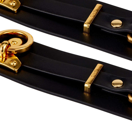 UPKO Luxury Italian Leather Spreader Bar, Handcuffs, and Ankle Cuffs Set by UPKO at $249.99