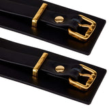 UPKO Luxury Italian Leather Ankle Cuffs by UPKO at $74.99