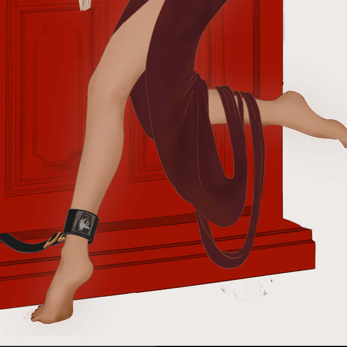UPKO Under the Door Ankle Restraints
