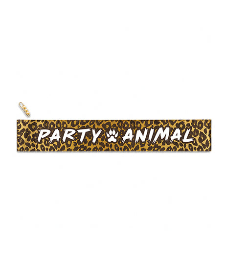 Wood Rocket Party Animal Leopard Print Sash