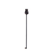 ZALO Doll Designer Collection Rose Riding Crop crafted from Italian leather, featuring elegant metal parts for luxurious BDSM experiences.