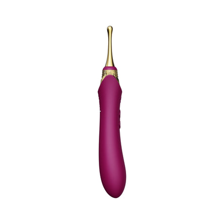 ZALO Bess Clitoral Massager Velvet Purple with DirectPower technology and ergonomic design for sensitive stimulation.