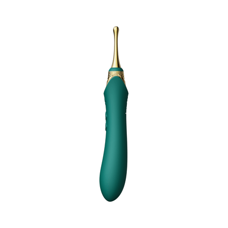 Turquoise Green ZALO Bess Clitoral Massager with DirectPower technology for accurate stimulation.