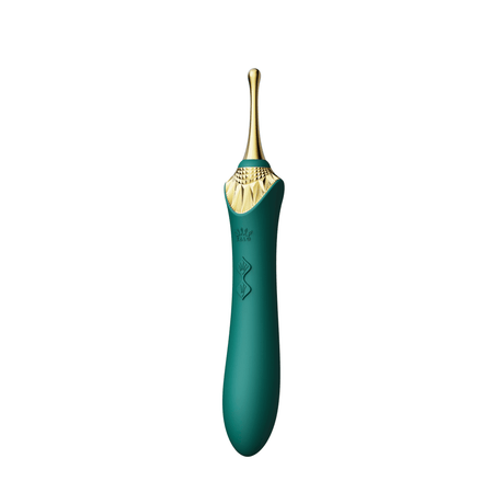 ZALO Bess Clitoral Massager in Turquoise Green featuring innovative DirectPower technology for precise stimulation