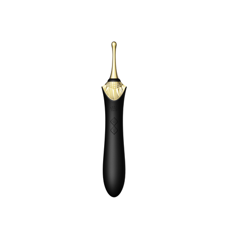 ZALO Bess Clitoral Massager in Obsidian Black with DirectPower technology for precise stimulation.