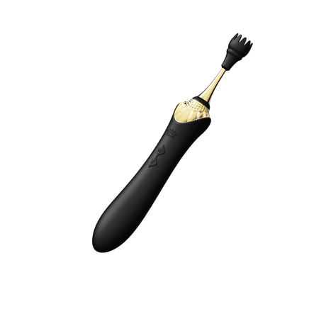 ZALO Bess Clitoral Massager Obsidian Black with ergonomic design and DirectPower technology for accurate stimulation.