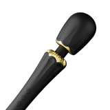 ZALO Kyro Wand Massager in Obsidian Black with a design inspired by the scepter of Egyptian pharaohs and featuring innovative Direct Power 2.0 technology.